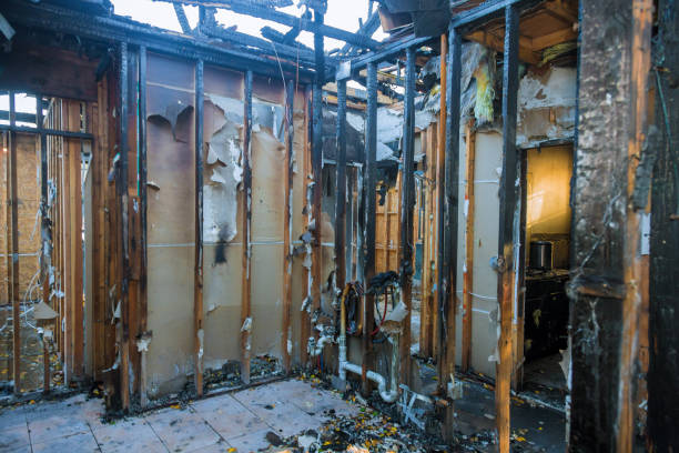 Professional Fire Damage Restoration technician working in Bradenton, FL